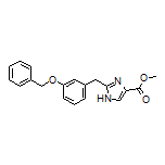 Methyl 2-[3-(Benzyloxy)benzyl]-1H-imidazole-4-carboxylate