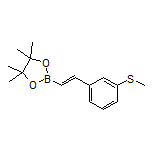 (E)-3-(Methylthio)styrylboronic Acid Pinacol Ester
