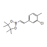 (E)-3-Chloro-4-methylstyrylboronic Acid Pinacol Ester
