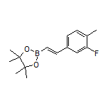 (E)-3-Fluoro-4-methylstyrylboronic Acid Pinacol Ester