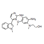 2-[[2-Amino-5-methoxy-4-[[4-(1-methyl-1H-indol-3-yl)pyrimidin-2-yl]amino]phenyl](methyl)amino]ethan-1-ol