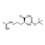 (S)-5-Acetimidamido-2-(Boc-amino)pentanoic Acid