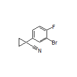 1-(3-Bromo-4-fluorophenyl)cyclopropane-1-carbonitrile