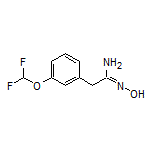 2-[3-(Difluoromethoxy)phenyl]-N’-hydroxyacetimidamide