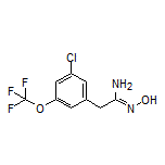 2-[3-Chloro-5-(trifluoromethoxy)phenyl]-N’-hydroxyacetimidamide