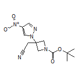 2-[1-Boc-3-(4-nitro-1H-pyrazol-1-yl)azetidin-3-yl]acetonitrile