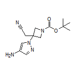 2-[3-(4-Amino-1H-pyrazol-1-yl)-1-Boc-azetidin-3-yl]acetonitrile