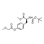 Methyl (S)-2-(Boc-amino)-3-[4-(2-methoxyacetoxy)phenyl]propanoate