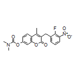 3-(2-Fluoro-3-nitrobenzyl)-4-methyl-2-oxo-2H-chromen-7-yl Dimethylcarbamate