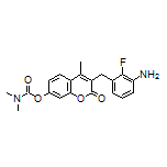 3-(3-Amino-2-fluorobenzyl)-4-methyl-2-oxo-2H-chromen-7-yl Dimethylcarbamate