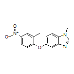 1-Methyl-5-(2-methyl-4-nitrophenoxy)-1H-benzo[d]imidazole