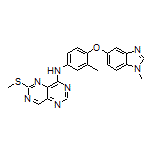 N-[3-Methyl-4-[(1-methyl-1H-benzo[d]imidazol-5-yl)oxy]phenyl]-6-(methylthio)pyrimido[5,4-d]pyrimidin-4-amine