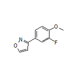 3-(3-Fluoro-4-methoxyphenyl)isoxazole