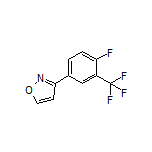 3-[4-Fluoro-3-(trifluoromethyl)phenyl]isoxazole