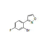 3-(2-Bromo-4-fluorophenyl)isoxazole