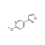 3-(6-Methoxypyridin-3-yl)isoxazole