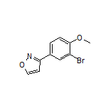 3-(3-Bromo-4-methoxyphenyl)isoxazole