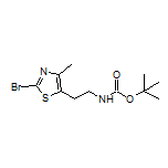 N-Boc-2-(2-bromo-4-methylthiazol-5-yl)ethan-1-amine