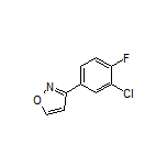 3-(3-Chloro-4-fluorophenyl)isoxazole