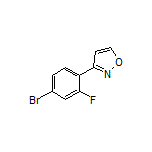 3-(4-Bromo-2-fluorophenyl)isoxazole