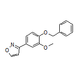 3-[4-(Benzyloxy)-3-methoxyphenyl]isoxazole