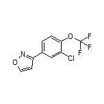 3-[3-Chloro-4-(trifluoromethoxy)phenyl]isoxazole