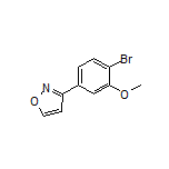 3-(4-Bromo-3-methoxyphenyl)isoxazole