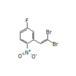 2-(2,2-Dibromovinyl)-4-fluoro-1-nitrobenzene