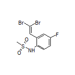 N-[2-(2,2-Dibromovinyl)-4-fluorophenyl]methanesulfonamide