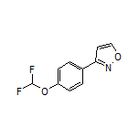 3-[4-(Difluoromethoxy)phenyl]isoxazole