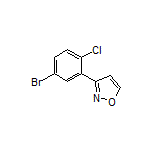 3-(5-Bromo-2-chlorophenyl)isoxazole