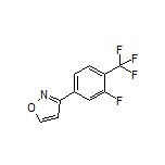 3-[3-Fluoro-4-(trifluoromethyl)phenyl]isoxazole