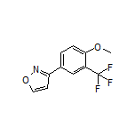 3-[4-Methoxy-3-(trifluoromethyl)phenyl]isoxazole