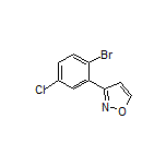 3-(2-Bromo-5-chlorophenyl)isoxazole