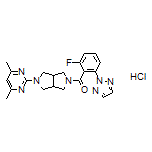 [5-(4,6-Dimethylpyrimidin-2-yl)hexahydropyrrolo[3,4-c]pyrrol-2(1H)-yl][2-fluoro-6-(2H-1,2,3-triazol-2-yl)phenyl]methanone Hydrochloride