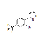 3-[2-Bromo-4-(trifluoromethyl)phenyl]isoxazole