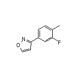 3-(3-Fluoro-4-methylphenyl)isoxazole