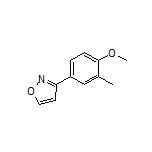 3-(4-Methoxy-3-methylphenyl)isoxazole