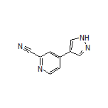 4-(4-Pyrazolyl)picolinonitrile