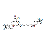 1-(3,4-Dimethoxybenzyl)-2-[3-[(5-hydroxypentyl)oxy]-3-oxopropyl]-6,7-dimethoxy-2-methyl-1,2,3,4-tetrahydroisoquinolin-2-ium Benzenesulfonate