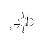 (3S,8aS)-3-(Bromomethyl)-3-methyltetrahydro-1H-pyrrolo[2,1-c][1,4]oxazine-1,4(3H)-dione