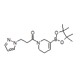 1-[3-(1H-Pyrazol-1-yl)propanoyl]-1,2,5,6-tetrahydropyridine-3-boronic Acid Pinacol Ester