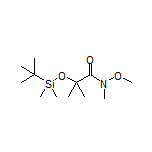 2-[(tert-Butyldimethylsilyl)oxy]-N-methoxy-N,2-dimethylpropanamide