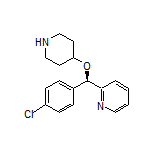 (R)-2-[(4-Chlorophenyl)(piperidin-4-yloxy)methyl]pyridine