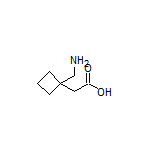 2-[1-(Aminomethyl)cyclobutyl]acetic Acid