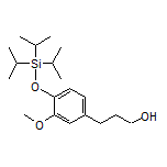 3-[3-Methoxy-4-[(triisopropylsilyl)oxy]phenyl]propan-1-ol