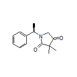 (R)-3,3-二甲基-1-(1-苯基乙基)吡咯烷-2,4-二酮