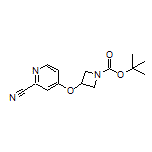 4-[(1-Boc-azetidin-3-yl)oxy]pyridine-2-carbonitrile