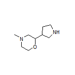 4-Methyl-2-(pyrrolidin-3-yl)morpholine