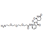 3-[2-[2-(2-Aminoethoxy)ethoxy]ethoxy]-N-[2-(2,6-dioxopiperidin-3-yl)-1,3-dioxoisoindolin-4-yl]propanamide
